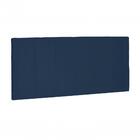 Painel Ravenna Suede Azul King 195cm - Spezzia