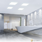 Painel Recuado De Embutir 12w 17,6x17,6 Quadrado Bivolt Branc