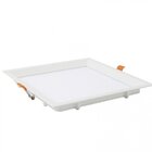 Painel Recuado Embutido Quadrado 116mm 10w Bivolt Led 6.500k