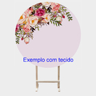 Painel Redondo Desmontável 120dº X 180cm Altura Mdf Cru