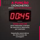 Painel Relógio Led De Alta Visibilidade Multeletronic Vermelho