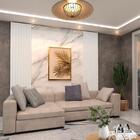 Painel Ripado 0.50 Nobre Branco Diamante - Gelius Móveis