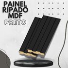Painel Ripado 270x10,5x1,5 Cm - Preto