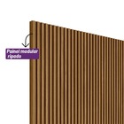 Painel Ripado 2.6 Para Tv Até 75 Com 2 50 X 2 60  Emily-natur