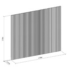 Painel Ripado 2.6 Para Tv Até 75 Com 2 50 X 2 60  Emily-natur