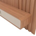 Painel Ripado 2 Portas Para Tv 50 Polegadas 180cmx144,4cm Ott