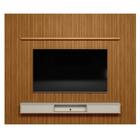 Painel Ripado 3.0 Para Tv Com Nicho E Prateleira Diana Nature