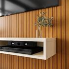 Painel Ripado 3d Para Tv Até 75 Polegadas Print Com Nicho 225