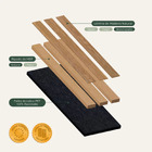 Painel Ripado Acústico Madeira Natural - Blanchonella 270x32