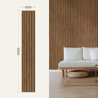 Painel Ripado Acústico Madeira Natural - Blanchonella 270x32