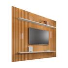 Painel Ripado Até 60 Polegadas Durham Cinamomo Off White