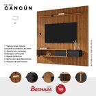 Painel Ripado Autêntico Para Tv Até 85 Polegadas Cacun Natura