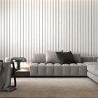 Painel Ripado Branco 2750 X 455 X 15mm - Caixa Com 4 Painéis