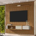 Painel Ripado Cancun Para Tv Até 85" Polegadas Com 1 Gaveta