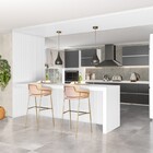 Painel Ripado Canelado-ondulado Branco 2750 X 445 X 9mm Caixa