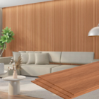 Painel Ripado Canelado-ondulado Louro Freijo 2750 X 445 X 9mm