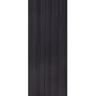 Painel Ripado Canelado-ondulado Preto 2750 X 445 X 9mm Caixa