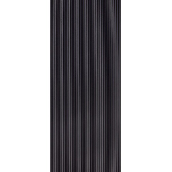 Painel Ripado Canelado-ondulado Preto 2750 X 445 X 9mm Caixa