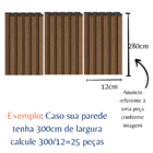 Painel Ripado Canis Slim Poliestireno 285x12 Cm (peça) - 0,34