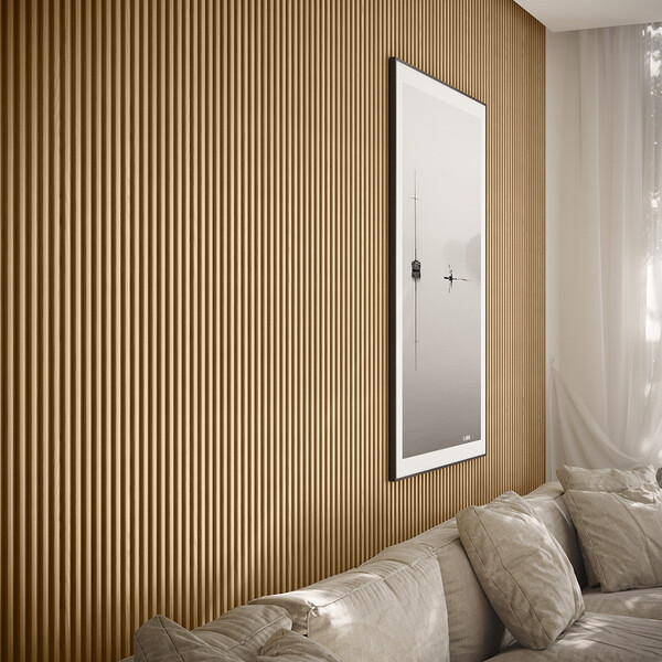 Painel Ripado Central 15mm para Revestimento de Parede 2,65m²