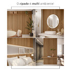 Painel Ripado Central 15mm Para Revestimento De Parede Linea