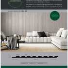 Painel Ripado Cinza 2750 X 455 X 15mm - Caixa Com 4 Painéis T