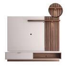 Painel Ripado Com Led Para Tv Até 65 Polegadas Off White Nogu