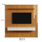 Painel Ripado Com Nicho 3 Gavetas Lyon Mavular