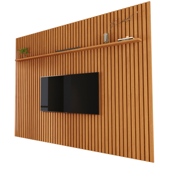 Painel Ripado Com Uma Prateleira Versátil 2.2x 2.2 - Giga Móv