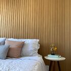 Painel Ripado Compacto 90x25cm - Amendoa