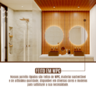 Painel Ripado Cor: Nogueira De Uso Interno Em Wpc Double 2 90