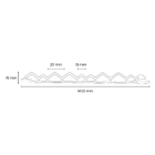 Painel Ripado Cor: Nogueira De Uso Interno Em Wpc Hill 2 90m
