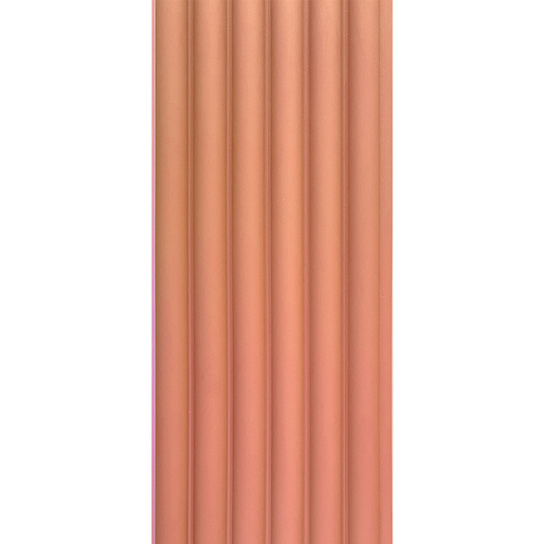 Painel Ripado Cor: Nude De Uso Interno Em Wpc Moon 2 90m X 14