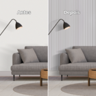 Painel Ripado De Eva Autocolante Fácil Instalação Moderno Meu