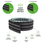 Painel Ripado De Eva Laminado  Autocolante Flexível Rolo 10mt