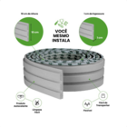 Painel Ripado De Eva Laminado  Autocolante Flexível Rolo 10mt