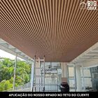 Painel Ripado De Madeira Ecológica Inhotim 290x15x2,5cm Wpc