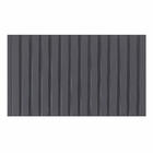 Painel Ripado de Madeira MDF 1,2cm Titanium 3,4cm x 2,50m Moldurama