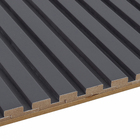 Painel Ripado de Madeira MDF 1,2cm Titanium 3,4cm x 2,50m Moldurama
