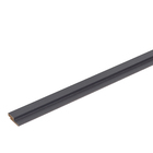 Painel Ripado de Madeira MDF 1,2cm Titanium 3,4cm x 2,50m Moldurama