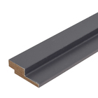 Painel Ripado de Madeira MDF 1,2cm Titanium 3,4cm x 2,50m Moldurama