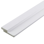 Painel Ripado de Madeira MDF 1,5cm Branco 0,06x2,50m Moldurama