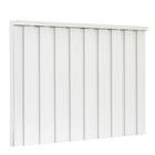 Painel Ripado de Madeira MDF 1,5cm Branco 0,80x2,40m Moldurama