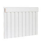 Painel Ripado de Madeira MDF 1,5cm Branco 0,80x2,40m Moldurama