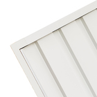 Painel Ripado de Madeira MDF 1,5cm Branco 0,80x2,40m Moldurama