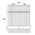 Painel Ripado De Parede Com Gaveta 2 00x2 65  Slatted Mdp Cas