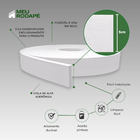 Painel Ripado Decorativo 3d Fácil Instalação 5cm - 15 Metros