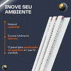 Painel Ripado Decorativo Alumínio Para Fita Led 1m P/ Sala Ma