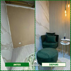 Painel Ripado Decorativo Quarto Eva Autocolante 10cm - 2,5m