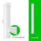 Painel Ripado Decorativo Quarto Eva Autocolante 7cm - 2,5m